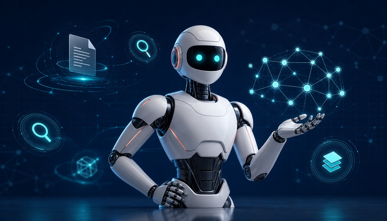 GovChat AI assistant — a retrieval-augmented AI robot grounded in government contracting knowledge.